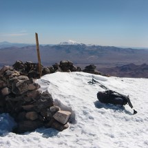 The central summit of Uturuncu - 6008 meters sea level